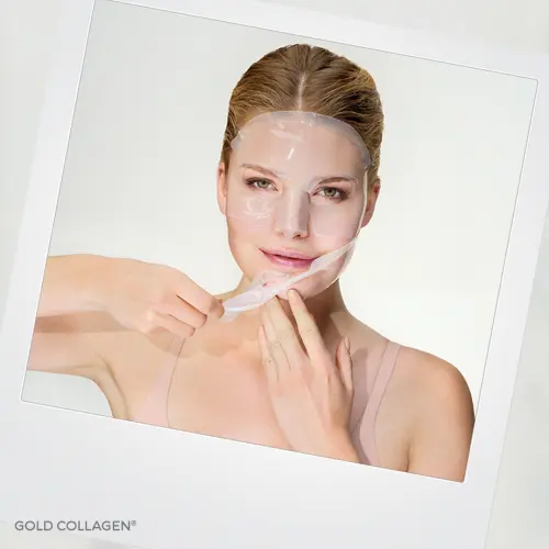 GOLD COLLAGEN Hidrogelio veido kaukės GOLD COLLAGEN Hidrogelio veido kaukės