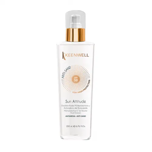 KEENWELL SUN ATTITUDE Fluidas nuo saulės SPF50, 200 ML KEENWELL SUN ATTITUDE Fluidas nuo saulės SPF50, 200 ML