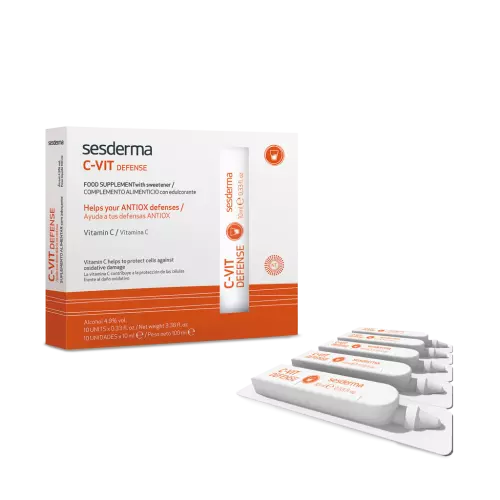 SESDERMA GERIAMI MAISTO PAPILDAI “C-VIT DEFENSE” Su vitaminu C, 10x10 ml
