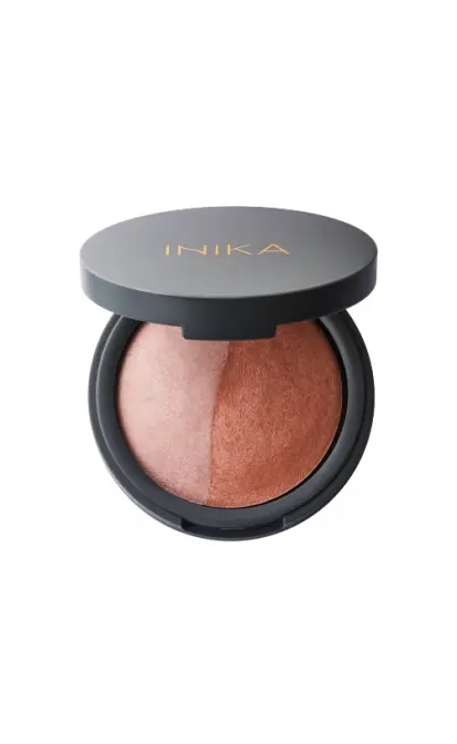 INIKA Kompaktiniai mineraliniai skaistalai DUO - Pink Tickle, 6.5g