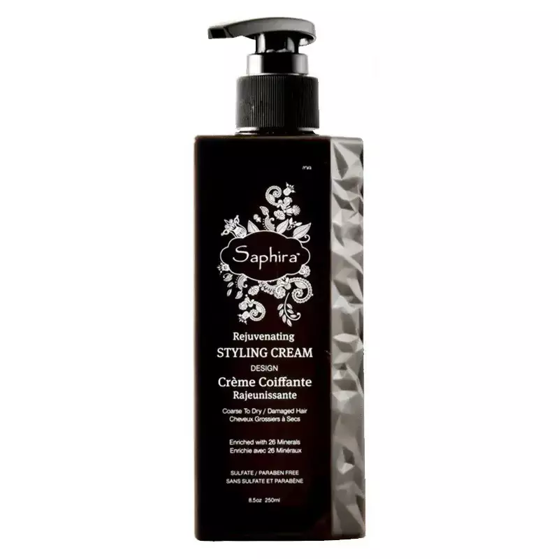 SAPHIRA Atstatomasis plaukų formavimo kremas Saphira Rejuvenating Styling Cream, 250ml