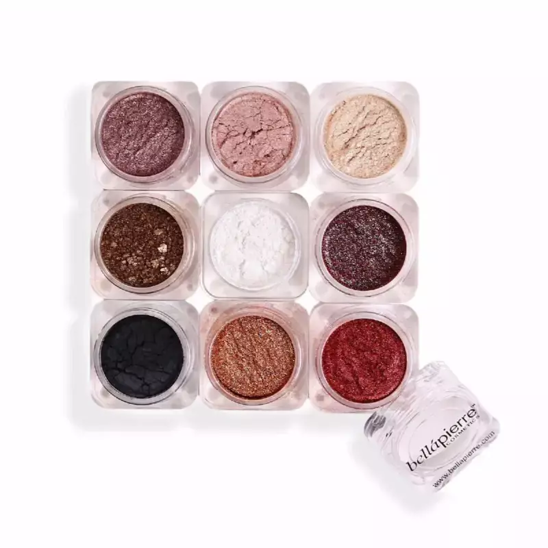 BELLAPIERRE Birių mineralinių dažų rinkinys Bellapierre Shimmer 9 Stack - Bella
