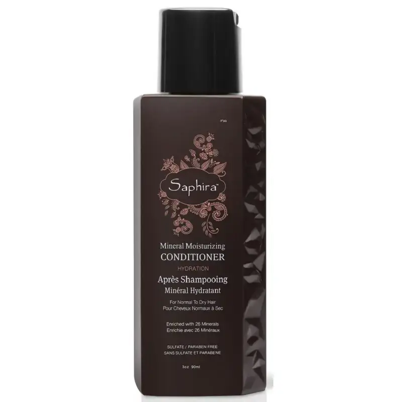 SAPHIRA Drėkinamasis kondicionierius plaukams Saphira Mineral Moisturizing Conditioner, 90ml