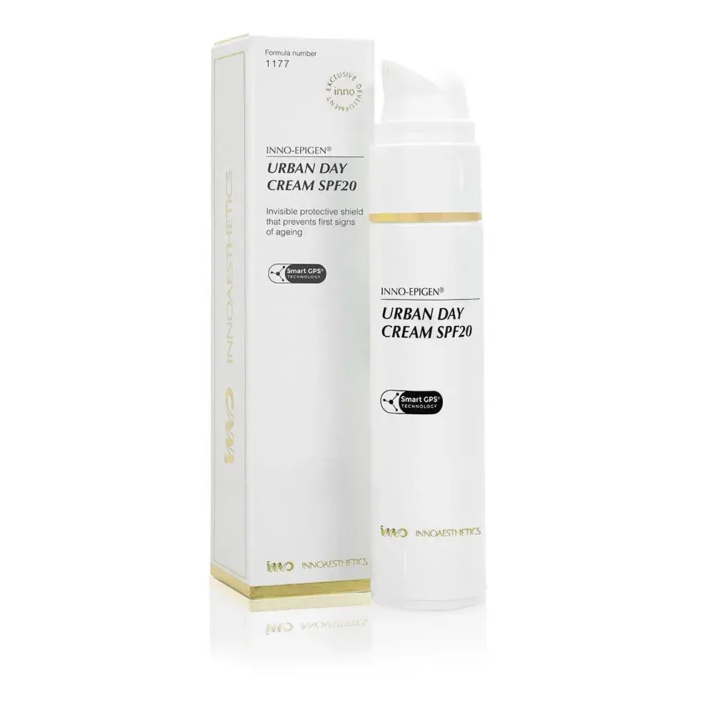 INNO-EPIGEN® URBAN DAY CREAM SPF 20 Visapusiškas kasdieninis veido kremas SPF20, 50g INNO-EPIGEN® URBAN DAY CREAM SPF 20 Visapusiškas kasdieninis veido kremas SPF20, 50g