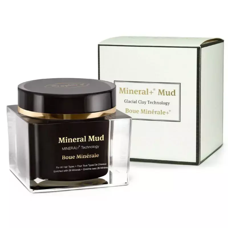 SAPHIRA Kaukė-mineralinis purvas plaukams su ledyniniu moliu Saphira Mineral+ Mud With Glacial Clay, 200ml