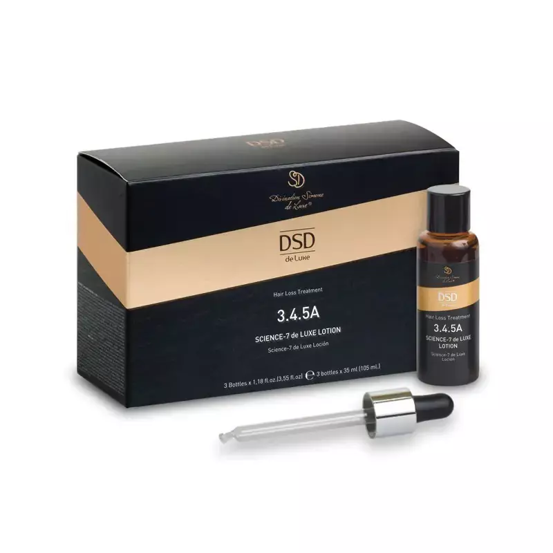 DSD Losjonas nuo plaukų slinkimo Dixidox de Luxe Science-7 de Luxe Lotion 3.4.5A, 3x35ml