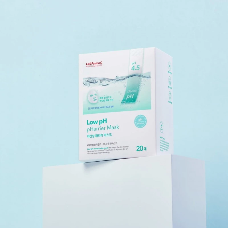 CELL FUSION C „Low pH pHarrier Mask“ drėkinanti lakštinė veido kaukė (dėžutė), 25mlx10 vnt. CELL FUSION C „Low pH pHarrier Mask“ drėkinanti lakštinė veido kaukė (dėžutė), 25mlx10 vnt.