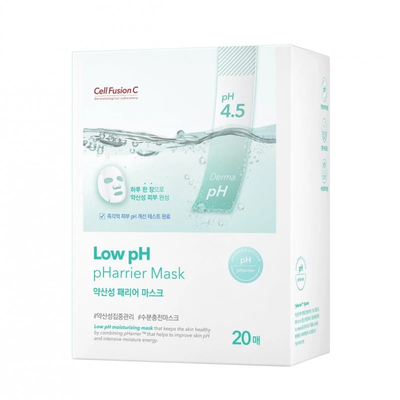 CELL FUSION C „Low pH pHarrier Mask“ drėkinanti lakštinė veido kaukė (dėžutė), 25mlx10 vnt. CELL FUSION C „Low pH pHarrier Mask“ drėkinanti lakštinė veido kaukė (dėžutė), 25mlx10 vnt.