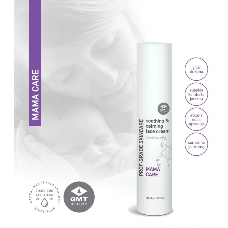 GMT BEAUTY Minkštinantis, raminantis veido kremas, 50ml GMT BEAUTY Minkštinantis, raminantis veido kremas, 50ml