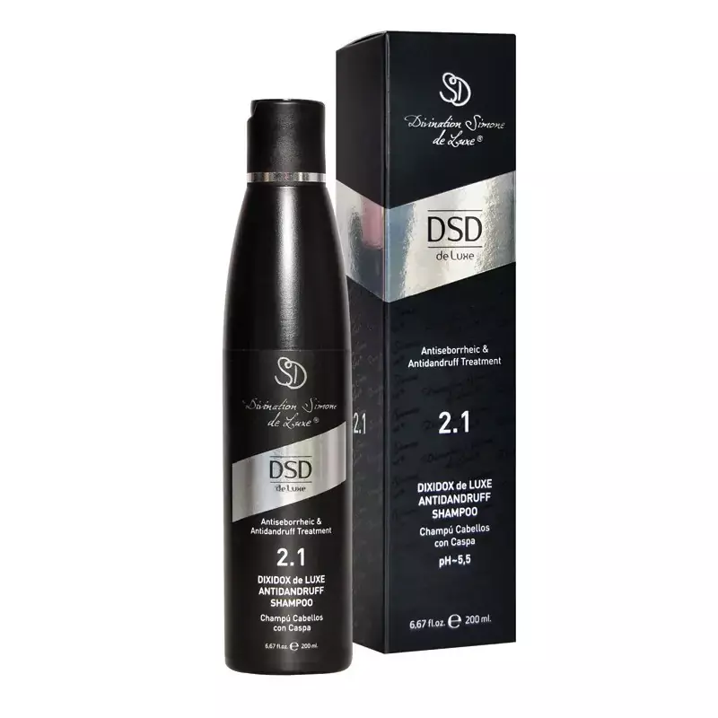 DSD Šampūnas nuo pleiskanų Dixidox de Luxe Antiseborrheic Lotion Antidandruff Shampoo 2.1, 200ml