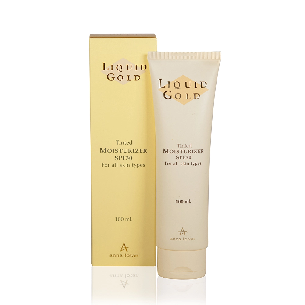 ANNA LOTAN LIQUID GOLD apsauginis kremas su atspalviu, 100ml ANNA LOTAN LIQUID GOLD apsauginis kremas su atspalviu, 100ml