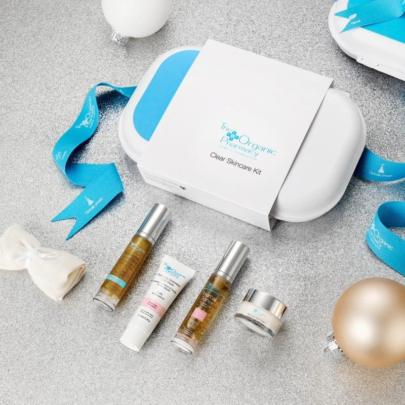 THE ORGANIC PHARMACY Veido priežiūros rinkinys probleminei/riebiai odai „Clear Skincare Kit” THE ORGANIC PHARMACY Veido priežiūros rinkinys probleminei/riebiai odai „Clear Skincare Kit”