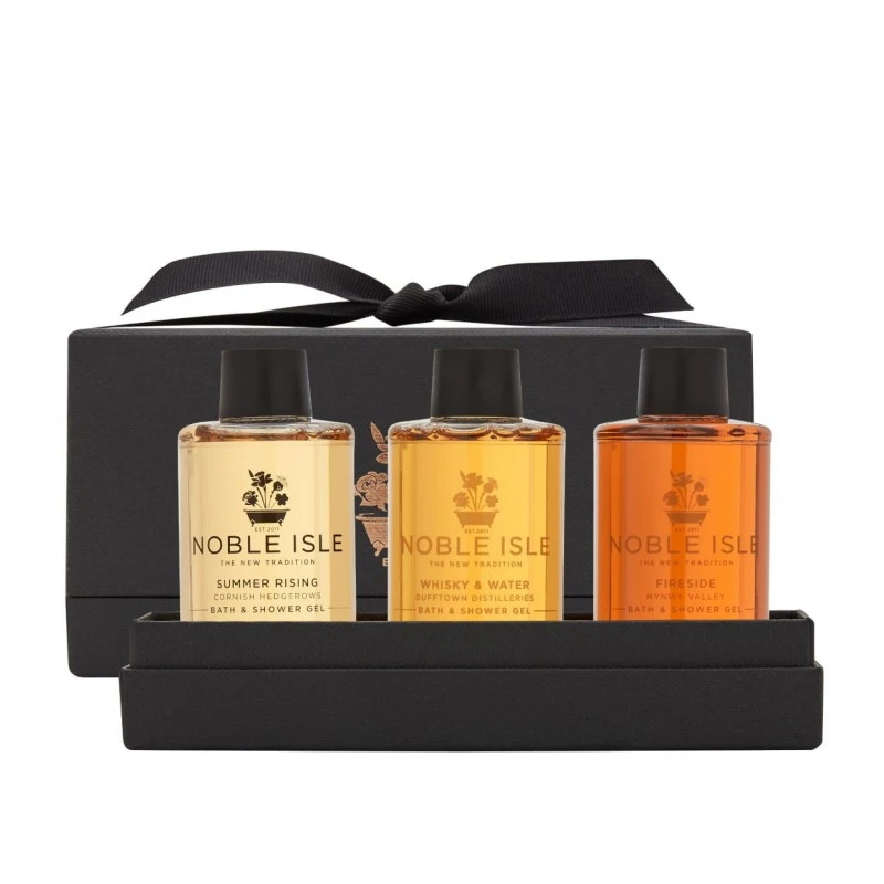 NOBLE ISLE Vonios ir dušo TRIO rinkinys „Warm & Spicy” NOBLE ISLE Vonios ir dušo TRIO rinkinys „Warm & Spicy”