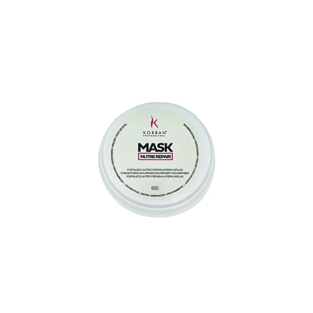 KORBAN MASK NUTRE REPAIR – Atstatomoji kaukė, 60g KORBAN MASK NUTRE REPAIR – Atstatomoji kaukė, 60g