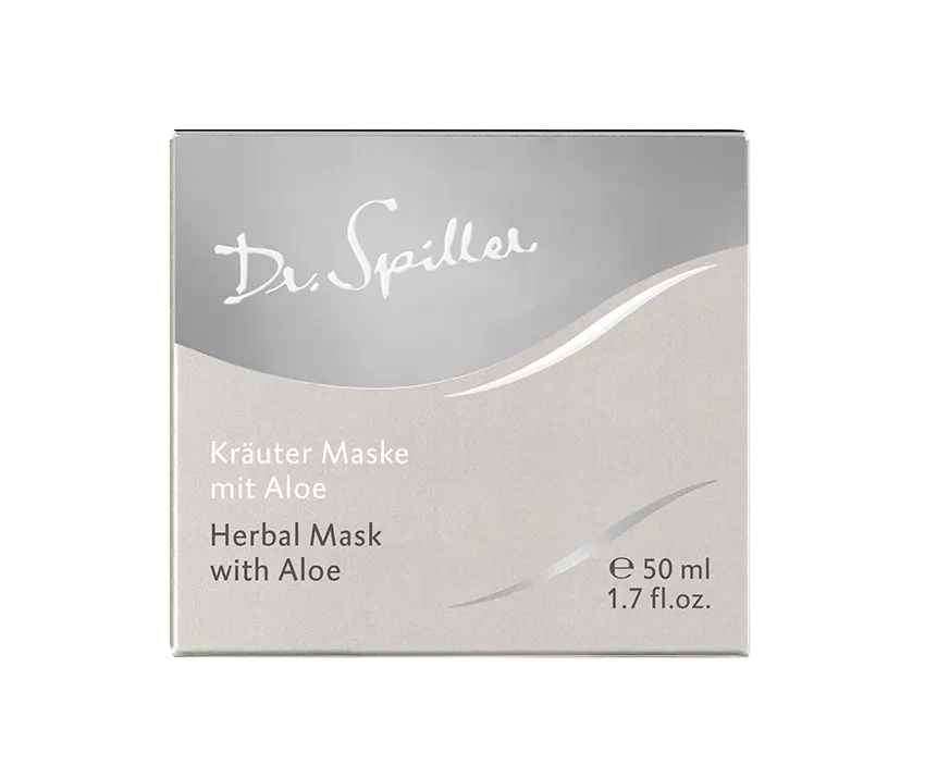 Dr. Spiller Herbal Mask with Aloe - Kaukė su vaistažolėmis ir alijošiumi Dr. Spiller Herbal Mask with Aloe - Kaukė su vaistažolėmis ir alijošiumi