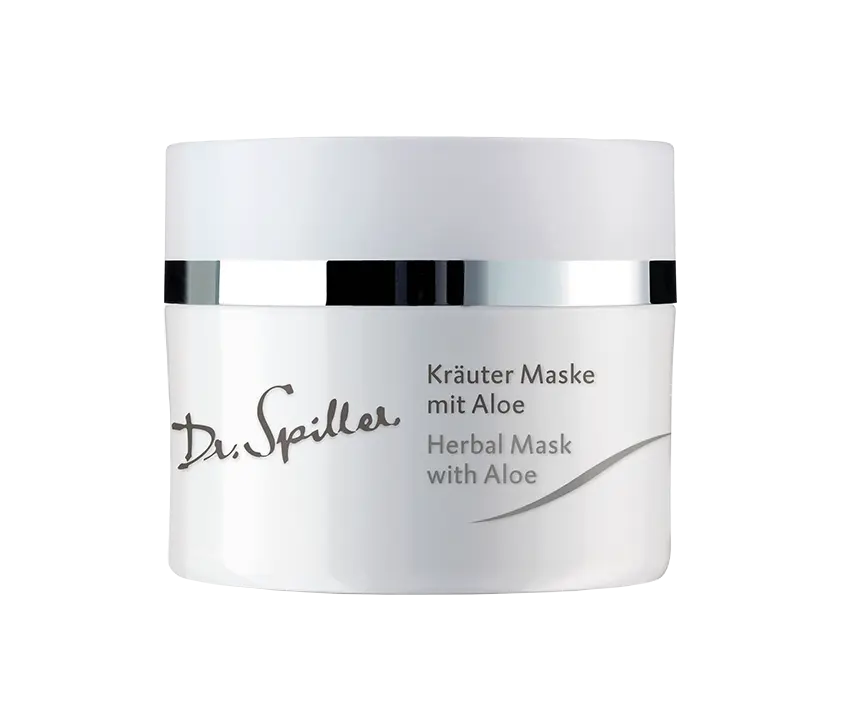 Dr. Spiller Herbal Mask with Aloe - Kaukė su vaistažolėmis ir alijošiumi Dr. Spiller Herbal Mask with Aloe - Kaukė su vaistažolėmis ir alijošiumi