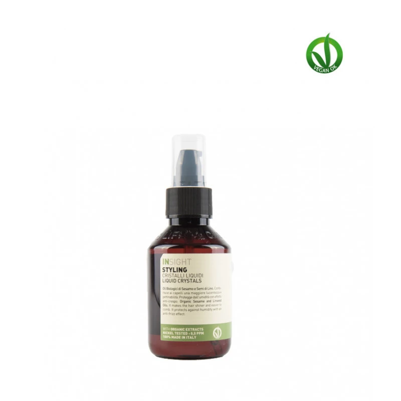 INSIGHT LIQUID CRYSTALS Aliejus plaukams, 100ml INSIGHT LIQUID CRYSTALS Aliejus plaukams, 100ml