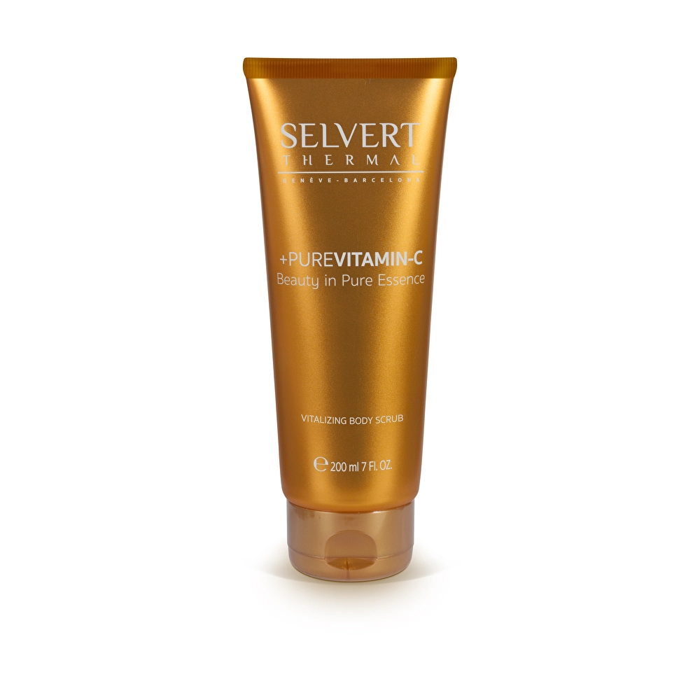 SELVERT THERMAL Revitalizuojamasis šveitiklis kūnui su Vitaminu C, 200ml