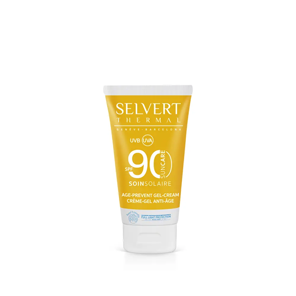 SELVERT THERMAL Apsauginis kremas - gelis veidui SPF90, 50ml