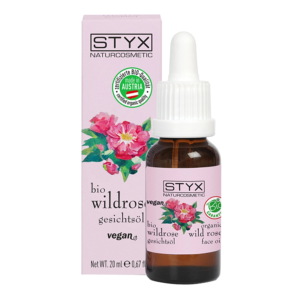 STYX NATURCOSMETIC Laukinių rožių veido aliejus, 20ml STYX NATURCOSMETIC Laukinių rožių veido aliejus, 20ml