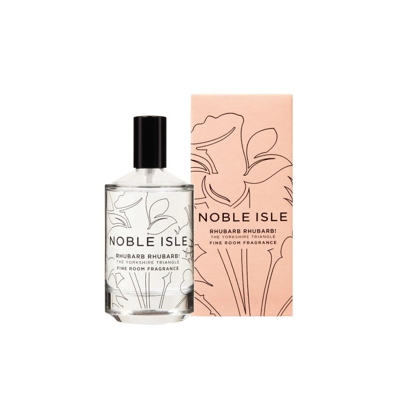 NOBLE ISLE Purškiamas namų kvapas „Rhubarb Rhubarb“, 100ml NOBLE ISLE Purškiamas namų kvapas „Rhubarb Rhubarb“, 100ml
