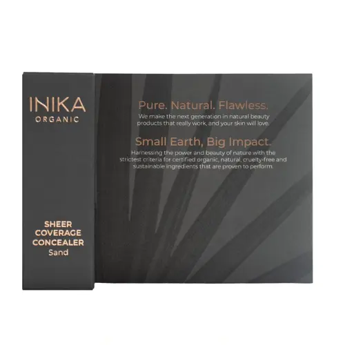 INIKA Sertifikuota organiška lengvo maskavimo priemonė - Sand, 4ml INIKA Sertifikuota organiška lengvo maskavimo priemonė - Sand, 4ml