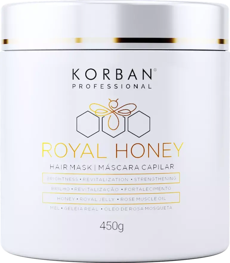 KORBAN MASK ROYAL HONEY atkuriamoji plaukų kaukė KORBAN MASK ROYAL HONEY atkuriamoji plaukų kaukė