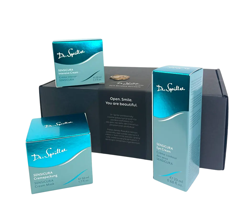 Sensicura prabangus rinkinys jautriai odai Sensicura prabangus rinkinys jautriai odai