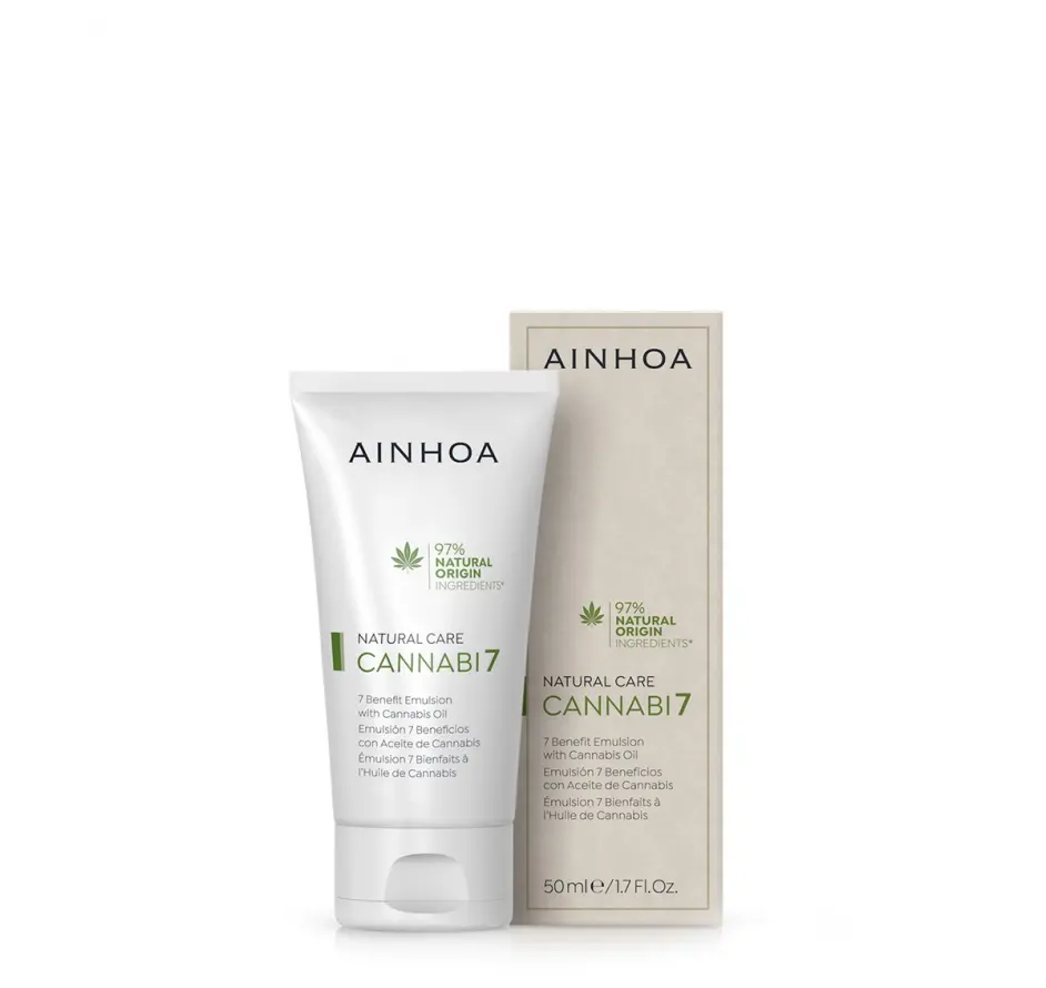 AINHOA CANNABI7 Veido odos emulsija su kanapių aliejumi