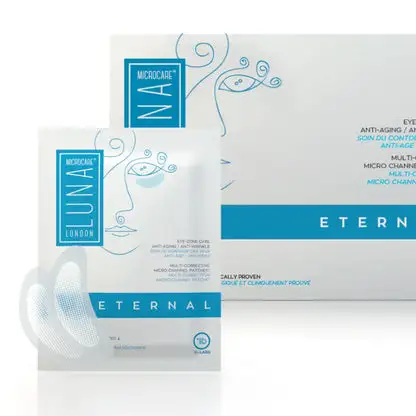 LUNA MICROCARE ETERNAL Paakių pleistrai prieš senėjimą ir raukšles LUNA MICROCARE ETERNAL Paakių pleistrai prieš senėjimą ir raukšles