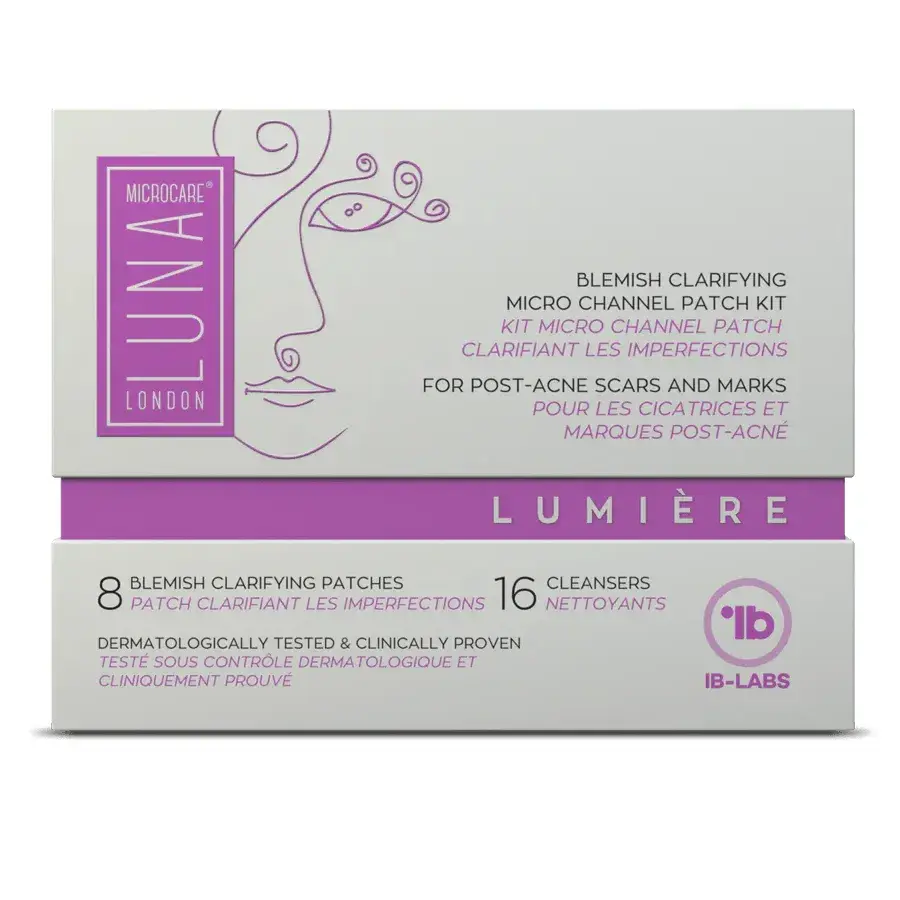 LUNA MICROCARE LUMIERE Spuogų žymių šalinimo pleistrų rinkinys