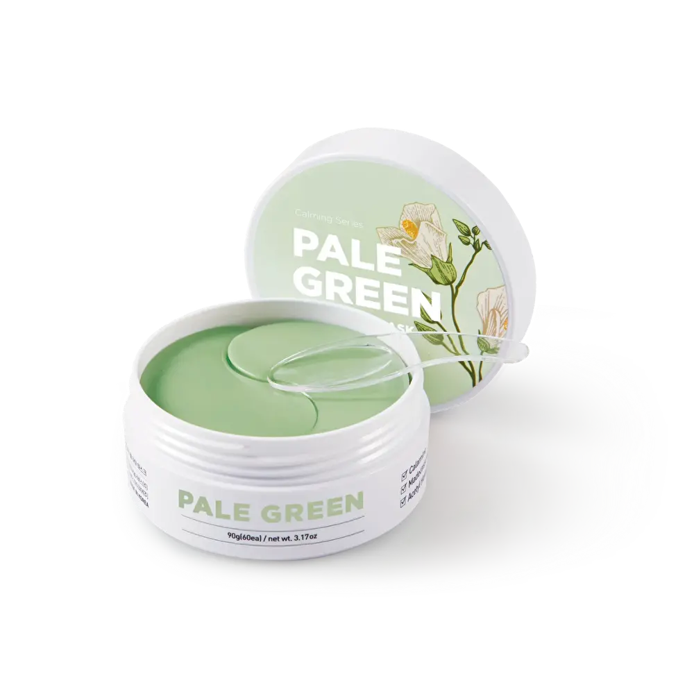 HAYEJIN „Pale Green“ stangrinančios hidrogelio paakių veido kaukės