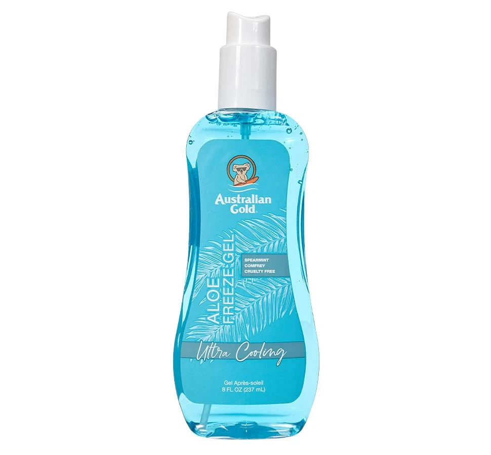 Australian Gold Aloe Freeze purškiamas vėsinantis gelis po deginimosi, 237ml Australian Gold Aloe Freeze purškiamas vėsinantis gelis po deginimosi, 237ml