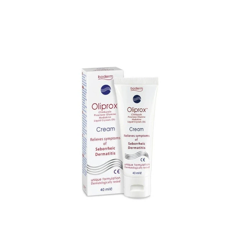 Kremas OLIPROX seborėjinio dermatito požymiams lengvinti