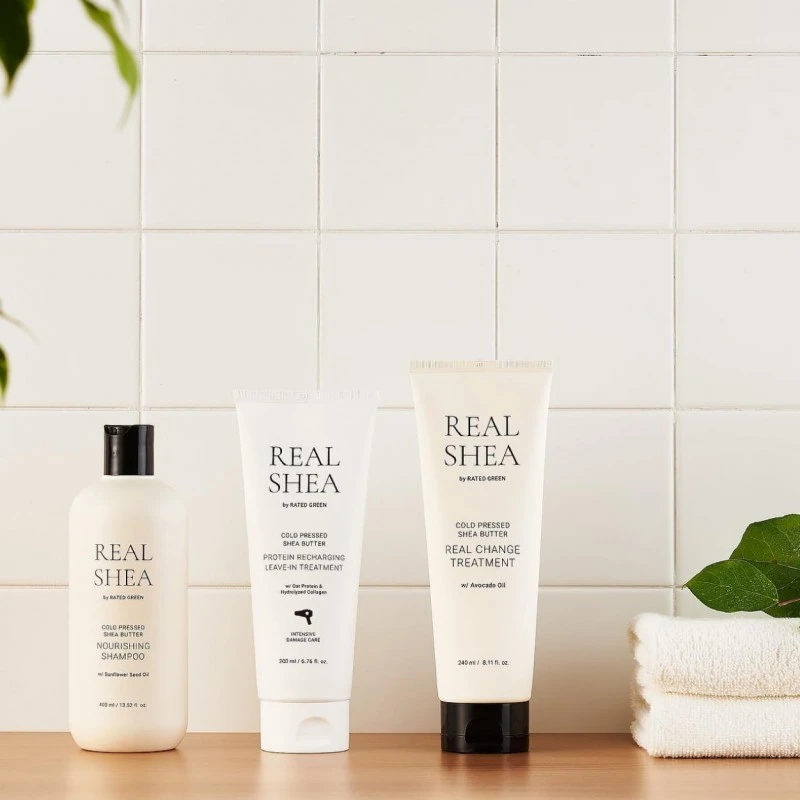 REAL SHEA Maitinanti kaukė plaukams