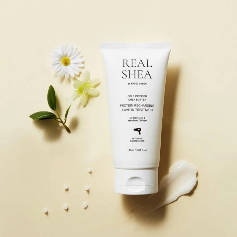 REAL SHEA Nenuplaunama kaukė plaukams REAL SHEA Nenuplaunama kaukė plaukams