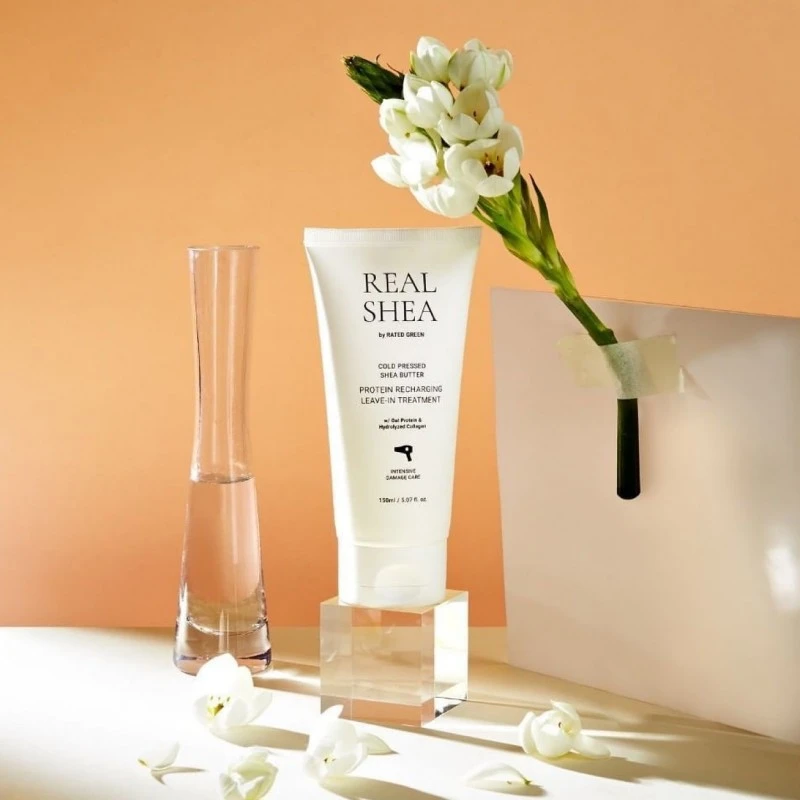 REAL SHEA Nenuplaunama kaukė plaukams REAL SHEA Nenuplaunama kaukė plaukams