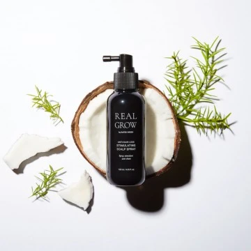 REAL GROW Stimuliuojantis purškiklis galvos odai REAL GROW Stimuliuojantis purškiklis galvos odai