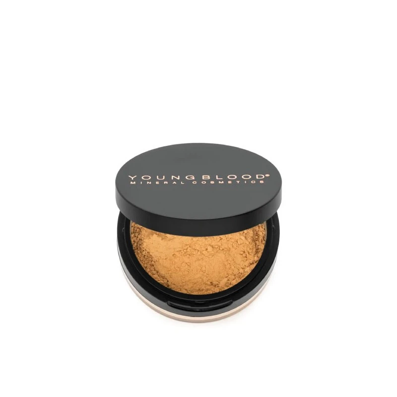 YOUNGBLOOD biri mineralinė fiksuojamoji pudra su ryžių krakmolu YOUNGBLOOD biri mineralinė fiksuojamoji pudra su ryžių krakmolu