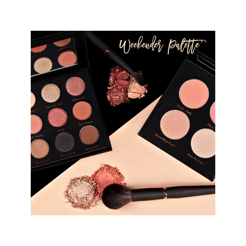 YOUNGBLOOD kontūravimo ir akių šešėlių paletė