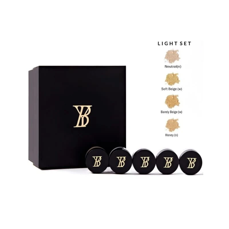 YOUNGBLOOD Mini birių mineralinių makiažo pagrindų rinkinys YOUNGBLOOD Mini birių mineralinių makiažo pagrindų rinkinys