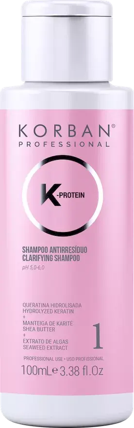 Korban K-Protein Clarifying Shampoo -1 valomasis plaukų šampūnas