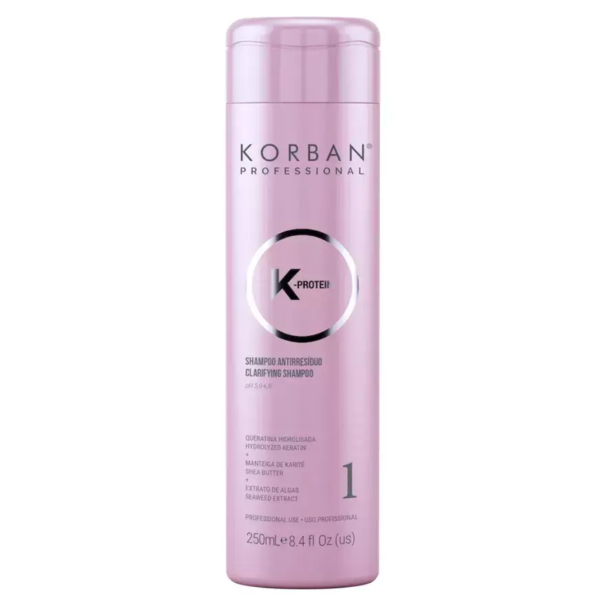Korban K-Protein Clarifying Shampoo -1 valomasis plaukų šampūnas