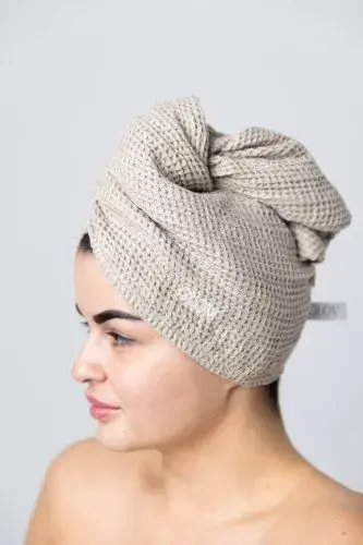 Glov Luxurious Hair Wrap 100% lininis plaukų turbanas