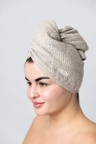 Glov Luxurious Hair Wrap 100% lininis plaukų turbanas
