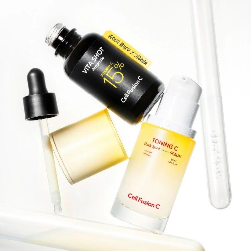 15 % vitamino C serumas su mikroadatėlėmis „Toning C Vita-Shot Ampoule“