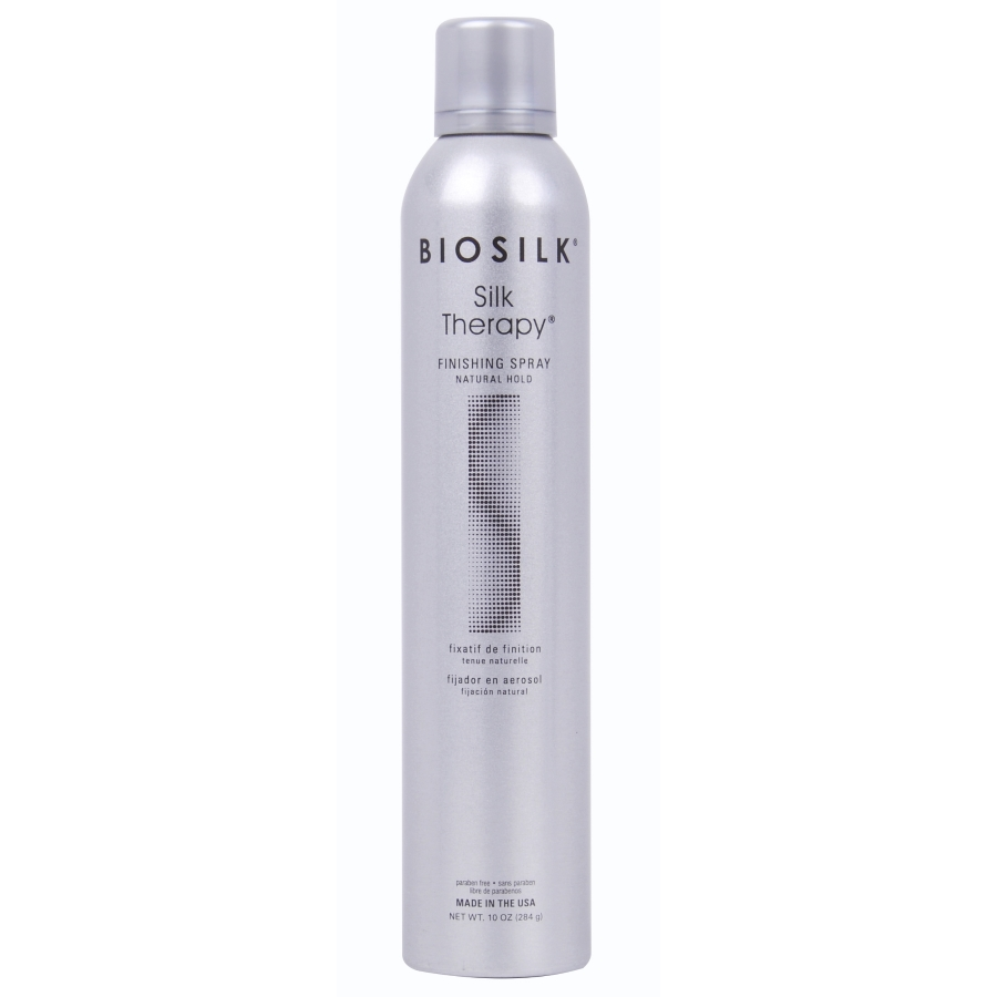 Biosilk SILK THERAPY FINISHING SPRAY NATURAL HOLD Vidutinės fiksacijos plaukų lakas  Biosilk SILK THERAPY FINISHING SPRAY NATURAL HOLD Vidutinės fiksacijos plaukų lakas
