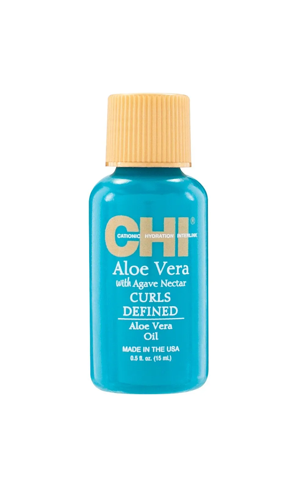 CHI ALOE VERA Garbanotų plaukų aliejus su alavijais ir agavų sultimis, 15ml CHI ALOE VERA Garbanotų plaukų aliejus su alavijais ir agavų sultimis, 15ml