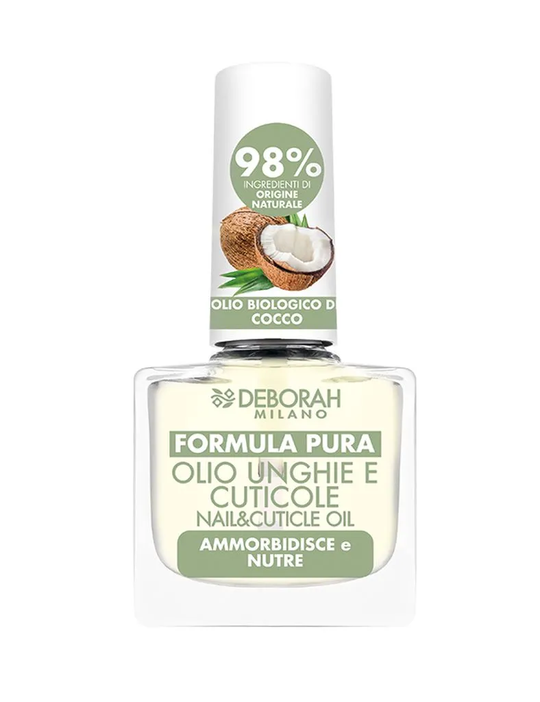 DEBORAH Formula Pura nagų ir odelių aliejus, 8.5ml DEBORAH Formula Pura nagų ir odelių aliejus, 8.5ml
