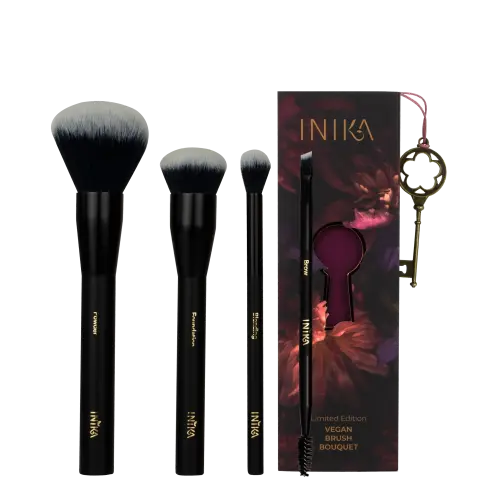 INIKA VEGANIŠKŲ MAKIAŽO ŠEPETĖLIŲ Rinkinys INIKA VEGANIŠKŲ MAKIAŽO ŠEPETĖLIŲ Rinkinys